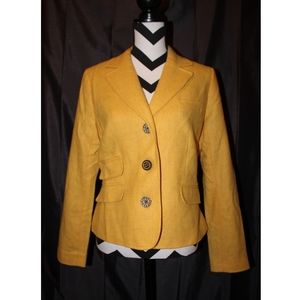 Paul & Joe For Target Yellow Wool Blazer 